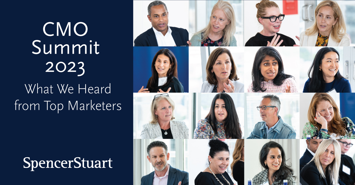 CMO Summit 2023 What We Heard from Top Marketers
